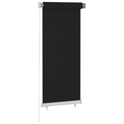 Rullgardin utomhus 65 (B) x 140 (H) cm svart