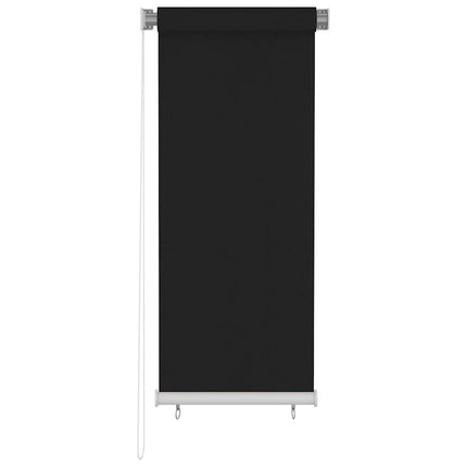 Rullgardin utomhus 65 (B) x 140 (H) cm svart