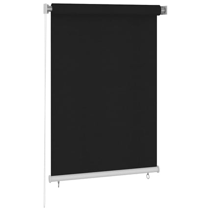 Rullgardin utomhus 105 (B) x 140 (H) cm svart