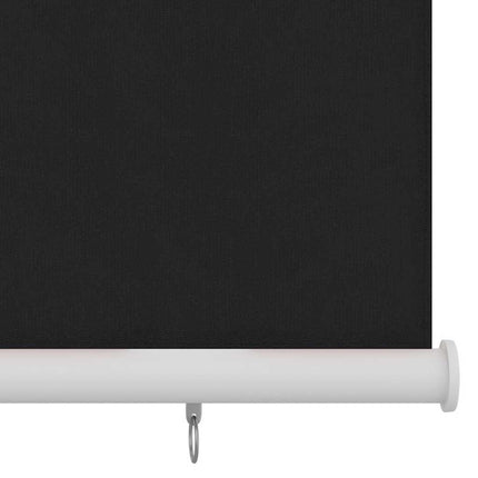 Rullgardin utomhus 105 (B) x 140 (H) cm svart