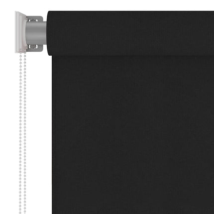 Rullgardin utomhus 105 (B) x 140 (H) cm svart