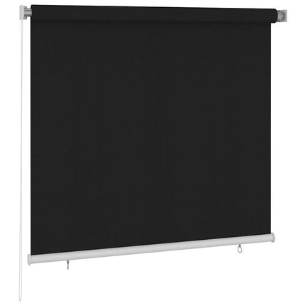 Rullgardin utomhus 165 (B) x 140 (H) cm svart