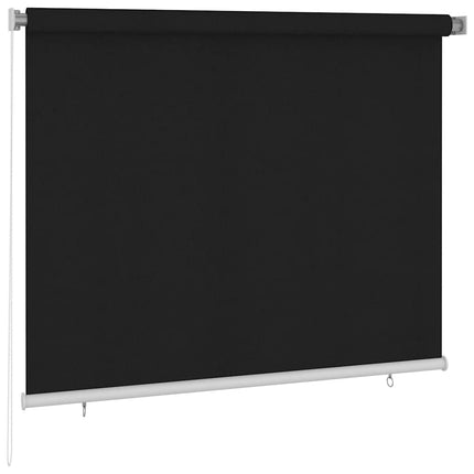 Rullgardin utomhus 185 (B) x 140 (H) cm svart