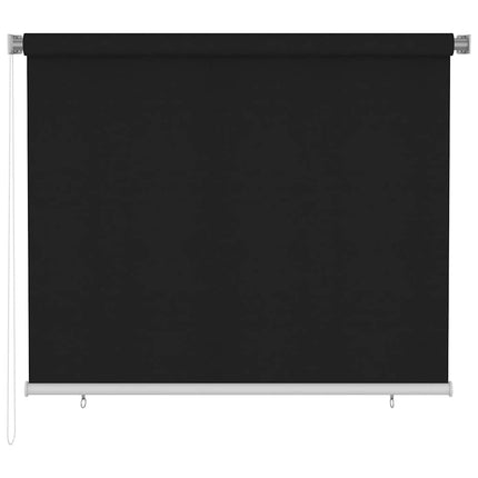 Rullgardin utomhus 185 (B) x 140 (H) cm svart