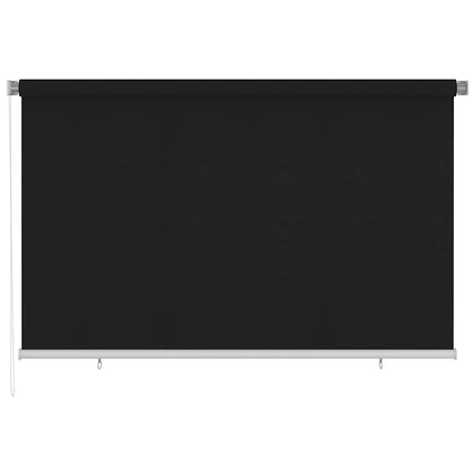 Rullgardin utomhus 245 (B) x 140 (H) cm svart