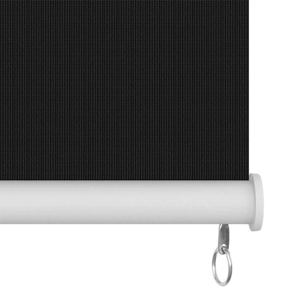 Rullgardin utomhus 145 (B) x 230 (H) cm svart