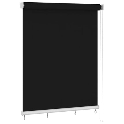 Rullgardin utomhus 225 (B) x 230 (H) cm svart