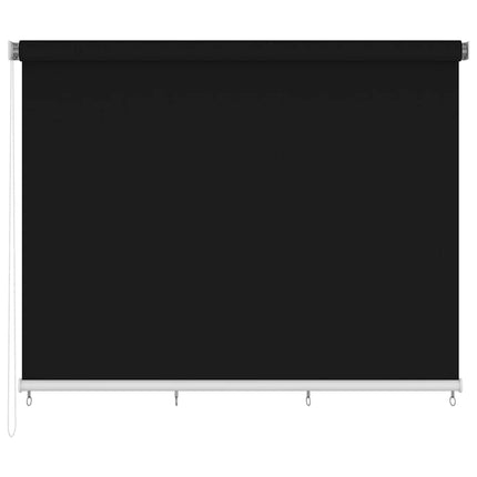 Rullgardin utomhus 355 (B) x 230 (H) cm svart