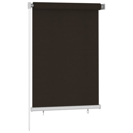 Rullgardin utomhus 105 (B) x 140 (H) cm brun HDPE