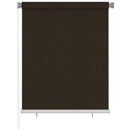 Rullgardin utomhus 125 (B) x 140 (H) cm brun