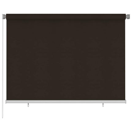 Rullgardin utomhus 205 (B) x 140 (H) cm brun HDPE