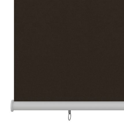 Rullgardin utomhus 205 (B) x 140 (H) cm brun HDPE
