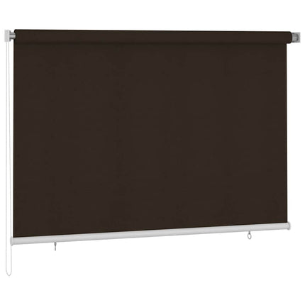 Rullgardin utomhus 225 (B) x 140 (H) cm brun