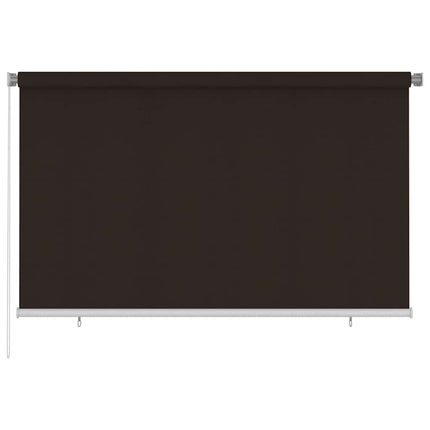 Rullgardin utomhus 245 (B) x 140 (H) cm brun HDPE