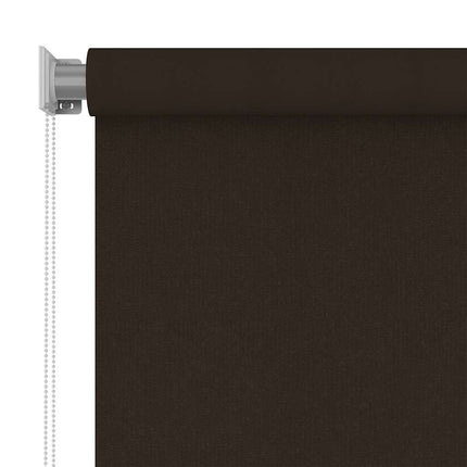 Rullgardin utomhus 245 (B) x 140 (H) cm brun HDPE