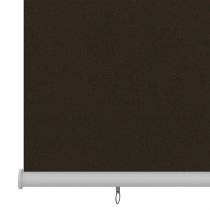 Rullgardin utomhus 405 (B) x 140 (H) cm brun HDPE