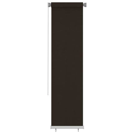 Rullgardin utomhus 65 (B) x 230 (H) cm brun HDPE