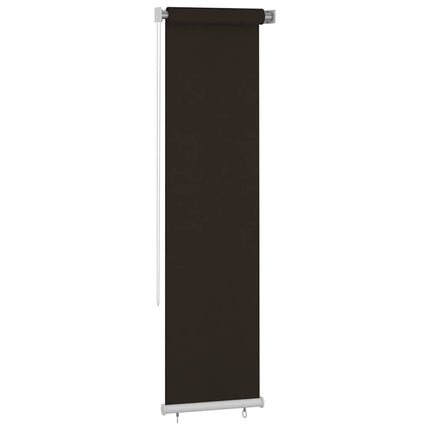 Rullgardin utomhus 65 (B) x 230 (H) cm brun HDPE