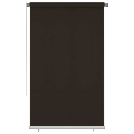 Rullgardin utomhus 145 (B) x 230 (H) cm brun HDPE