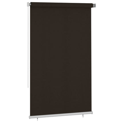 Rullgardin utomhus 145 (B) x 230 (H) cm brun HDPE