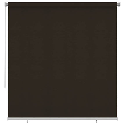 Rullgardin utomhus 225 (B) x 230 (H) cm brun HDPE