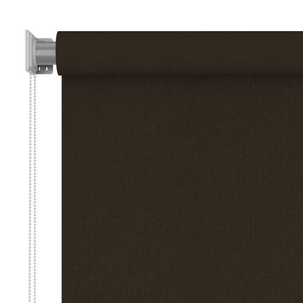 Rullgardin utomhus 225 (B) x 230 (H) cm brun HDPE