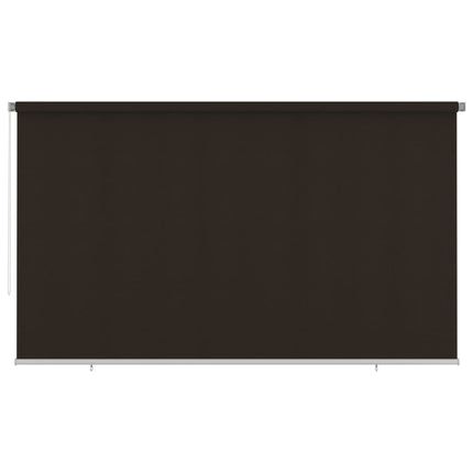 Rullgardin utomhus 405 (B) x 230 (H) cm brun HDPE