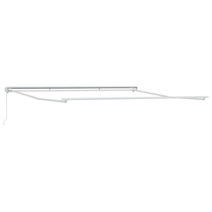 Markisram Vit 400 × 350 cm Aluminium