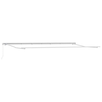 Markisram Vit 600 × 350 cm Aluminium