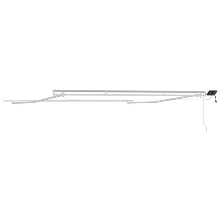 Markisram Vit 450 × 350 cm Aluminium