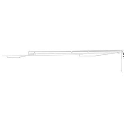 Markisram Vit 450 × 300 cm Aluminium