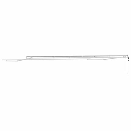 Markisram Vit 600 × 300 cm Aluminium
