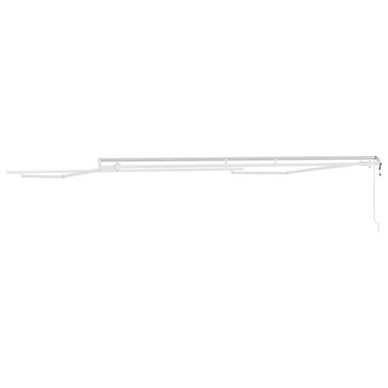 Markisram Vit 500 × 350 cm Aluminium