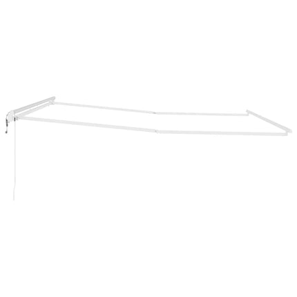 Markisram Vit 500 × 350 cm Aluminium