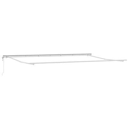 Markisram Vit 600 × 350 cm Aluminium