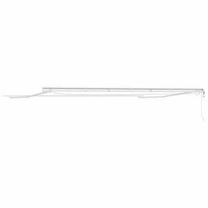 Markisram Vit 600 × 300 cm Aluminium