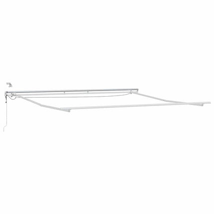 Markisram Vit 450 × 350 cm Aluminium