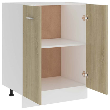 Underskåp “Lyon” sonoma-ek 60x46x81,5 cm konstruerat trä