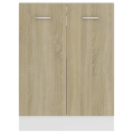 Underskåp “Lyon” sonoma-ek 60x46x81,5 cm konstruerat trä