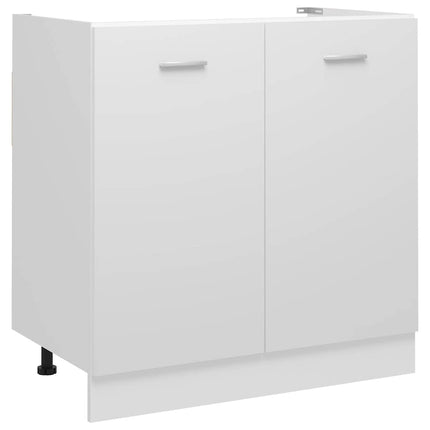 Underskåp för diskho “Lyon” vit 80x46x81,5 cm konstruerat trä