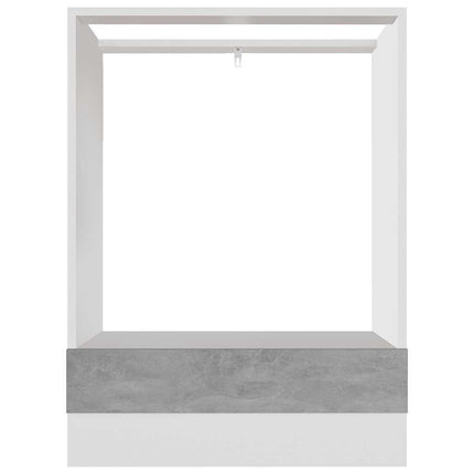 Överskåp “Riga” betonggrå 60x46x81,5 cm konstruerat trä