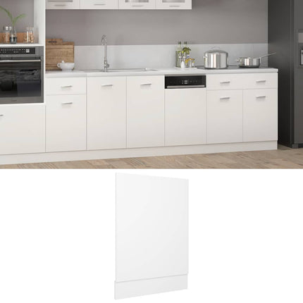 Front för diskmaskin “Lyon” vit 45x3x67 cm konstruerat trä