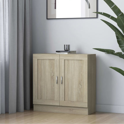 Bokhylla sonoma-ek 82,5x30,5x80 cm konstruerat trä
