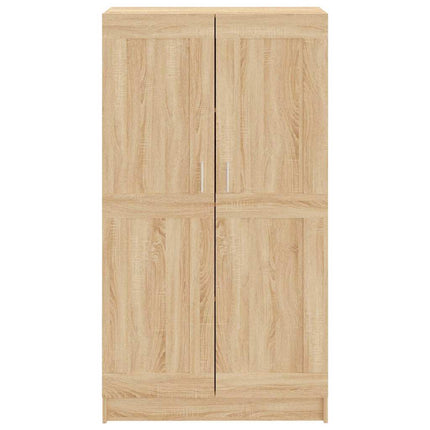 Bokskåp sonoma-ek 82,5x30,5x150 cm konstruerat trä