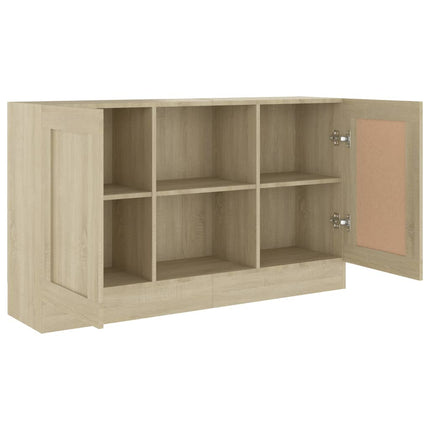 Skänk sonoma-ek 120x30,5x70 cm konstruerat trä