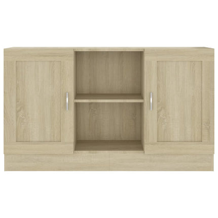 Skänk sonoma-ek 120x30,5x70 cm konstruerat trä