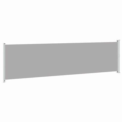 Infällbar sidomarkis 614x160 cm grå