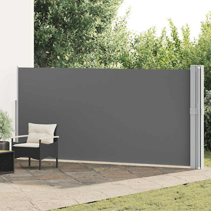 Infällbar sidomarkis 170x1200 cm antracit
