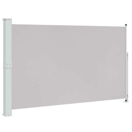 Infällbar sidomarkis 180x300 cm grå