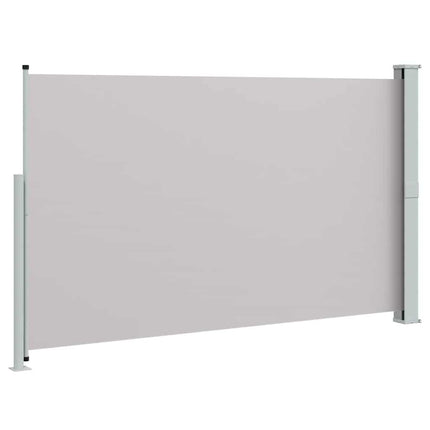 Infällbar sidomarkis 180x300 cm grå